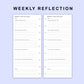 Skinny Classic HP Inserts - Weekly Reflection