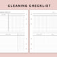 B6 Inserts - Cleaning Checklist