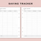 B6 Inserts - Saving Tracker