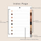 Digital Cross Stitch Planner - Brown