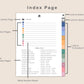 Digital Reading Planner - Portrait - Spring