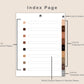 Digital Crochet Planner - Brown
