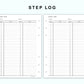 Personal Wide Inserts - Step Log
