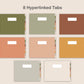 Digital Notebook 8 Tab - Landscape - Boho