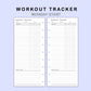 Skinny Classic HP Inserts - Workout Tracker
