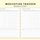 Classic HP Inserts - Medication Tracker