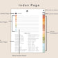 Digital Reading Planner - Portrait - Autumn