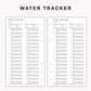 Personal Inserts - Water Tracker