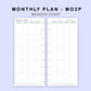 Skinny Classic HP Inserts - Monthly Plan - MO2P
