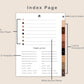 Digital Meeting Notes - Portrait - Brown Coffee