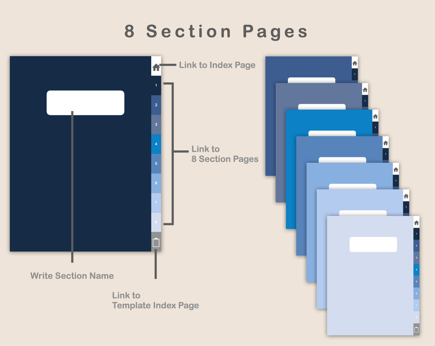 Digital Faith Planner - Classic Blue