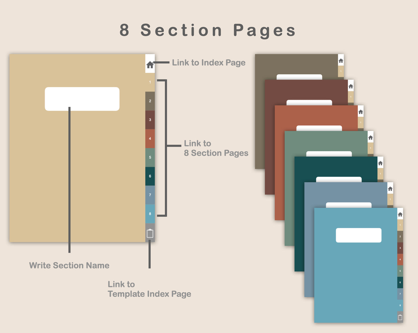 Digital Vocabulary Notebook - Muted