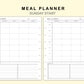 Classic HP Inserts - Meal Planner with Grocery List