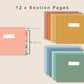 Digital Project Planner - Landscape - Boho