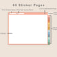 Digital Sticker Book - Landscape - Boho