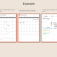 Digital 10 Minute Study Planner - Autumn