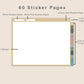 Digital Sticker Book - Landscape - Muted
