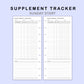 Skinny Classic HP Inserts - Supplement Tracker