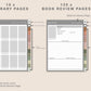 Digital Reading Planner - Portrait - Neutral