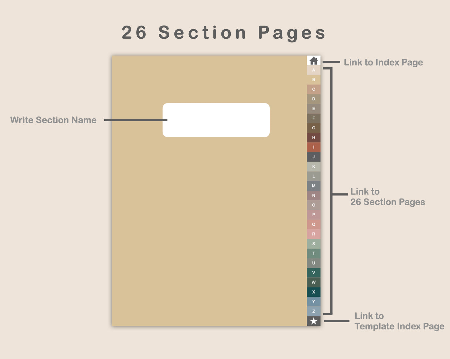 DIY Digital Planner - Portrait - Muted