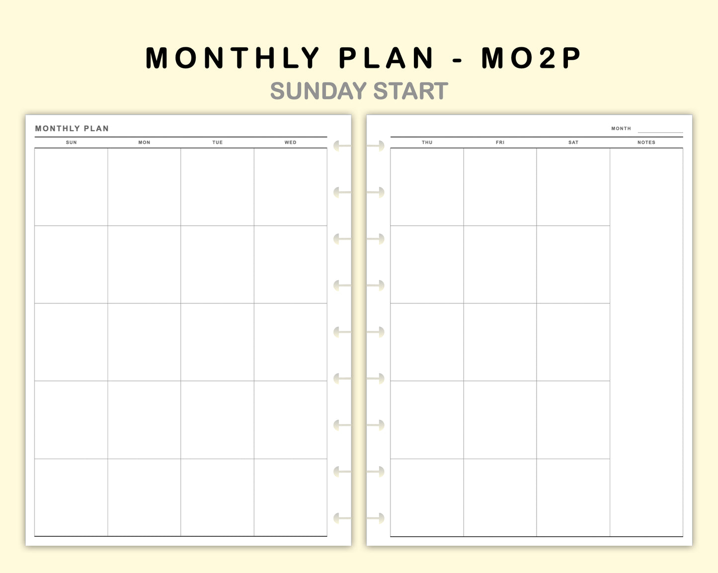 Classic HP Inserts - Monthly Plan - MO2P