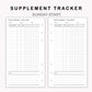 Personal Inserts - Supplement Tracker