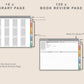 Digital Reading Planner - Landscape - Boho