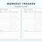 Personal Wide Inserts - Workout Tracker
