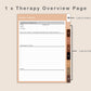 Digital Therapy Journal - Coffee Brown