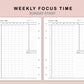 B6 Inserts - Weekly Focus Time