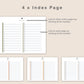 Digital Bullet Journal 200 Pages - Landscape - Boho
