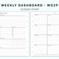 Personal Wide Inserts - Weekly Dashboard