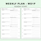 FC Compact Inserts - Weekly Plan - WO1P - with Top Priority