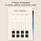 Digital Notebook 8 Tab - Portrait - Classic Blue