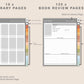 Digital Reading Planner - Portrait - Autumn