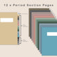 Digital Checkbook Register - Portrait - Muted