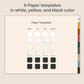 Digital Notebook 8 Tab - Landscape - Retro