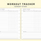 Classic HP Inserts - Workout Tracker