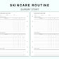 Personal Wide Inserts - Skincare Routine