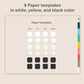 Digital Notebook 8 Tab - Landscape - Colorful