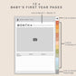 Digital Baby Journal - Autumn