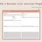 Digital Bucket List Journal - Neutral