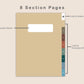 Digital Meeting Notes -Portrait -  Muted