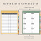 Digital Event Planner - Boho
