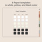 Digital Notebook 8 Tab - Landscape - Earthy