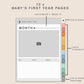Digital Baby Journal - Boho