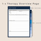Digital Therapy Journal - Classic Blue