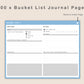 Digital Bucket List Journal - Pastel