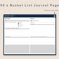 Digital Bucket List Journal - Classic Blue