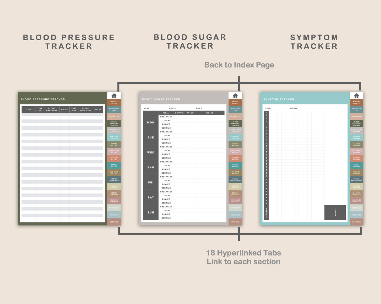 Digital Medical Planner - Neutral